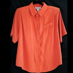 Orange Alyssa Carr Blouse